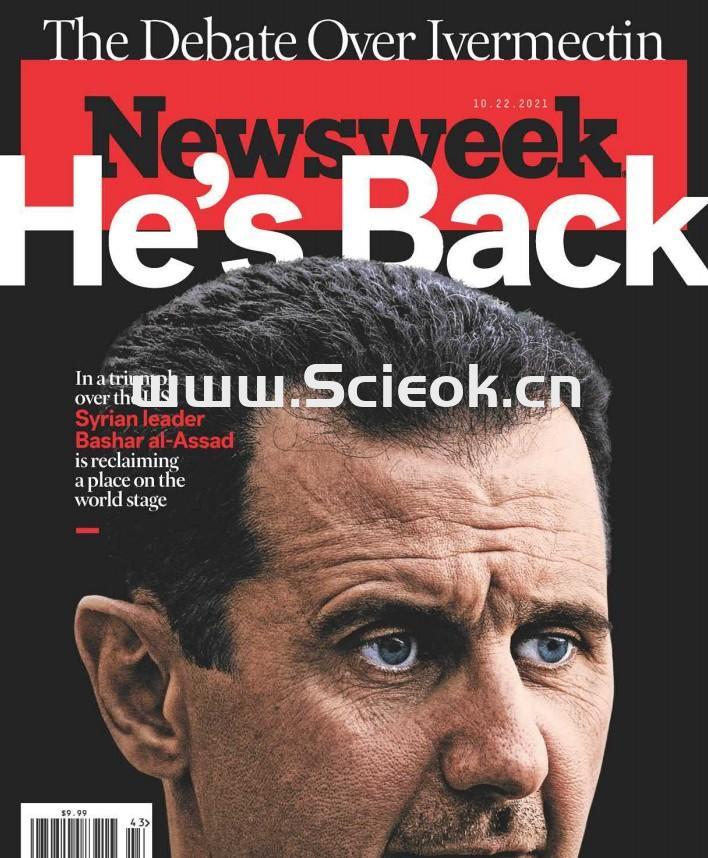 Newsweek-20211022《新闻周刊》杂志(美国版)  英文原版杂志 newsweek 新闻周刊电子版 第1张