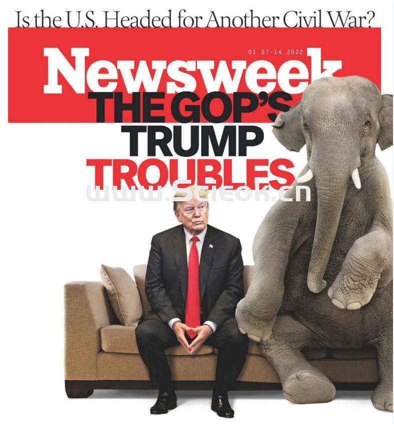 Newsweek-20220107《新闻周刊》杂志(美国版)  英文原版杂志 newsweek 新闻周刊电子版 第1张