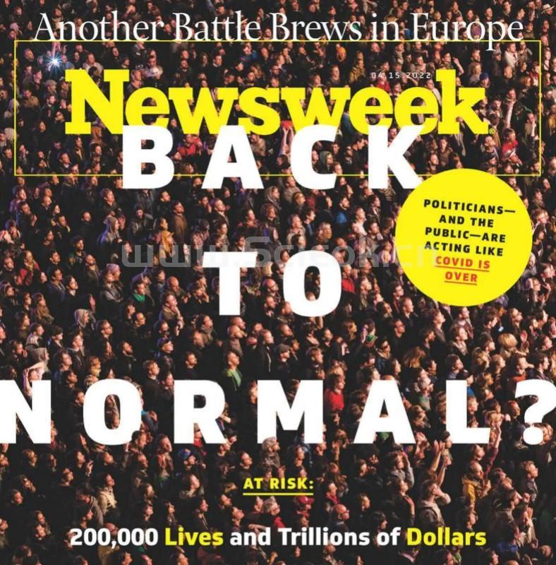 Newsweek-20220415《新闻周刊》杂志(美国版)  英文原版杂志 newsweek 新闻周刊电子版 第1张