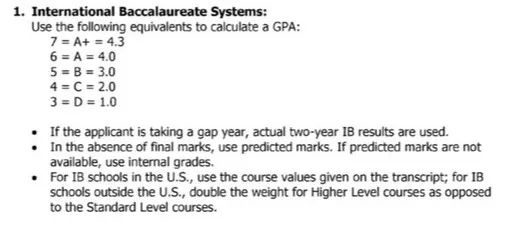 你真的会计算GPA吗？AP/IB/A-LEVEL成绩分别对应的GPA等级是什么？  留学 第9张